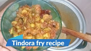 Tindora fry recipe Tindora Recipe South Indian [upl. by Amabel]