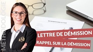 Comment faire une lettre de démission  Rappel sur la démission  Méthodologie  digiSchool [upl. by Cohby311]