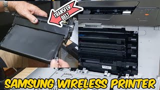 HOW TO CLEAN SAMSUNG WIRELESS PRINTER TRANSFER BELT [upl. by Falo]