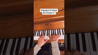 Prelude in E minor by Chopin pianomusic piano classicalmusic chopin pianoshorts [upl. by Reve]