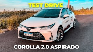 TEST DRIVE COROLLA 2024 20  POTÊNCIA MENOR FAZ DIFERENÇA [upl. by Gianni]