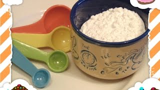 DIY Powdered Sugar Icing Sugar amp Confectioners Sugar For Baking Icing amp Decorating Desserts [upl. by Rice226]