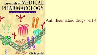 Anti rheumatoid drugs part 4 [upl. by Suivatram]