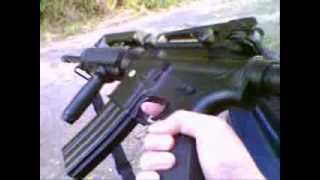 M4A1 RIS Airsoft Electric GunAEG Shooting [upl. by Roswald]