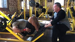 Giant set rotation for HAMSTRINGSGLUTES with Sergio Oliva Jr [upl. by Hilten]