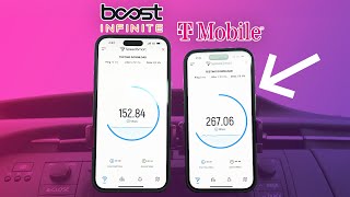 Boost Infinite vs TMobile Speed Test [upl. by Rhine]