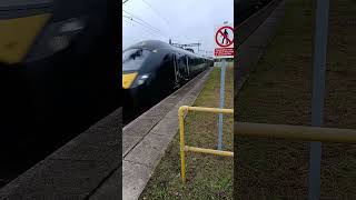 GWR 800018 amp 800011 passing Newbury Racecourse 281024 [upl. by Minne]