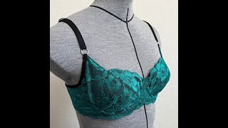 Desiree Bra Pattern Hack Alllace Balconette [upl. by Zacharia]