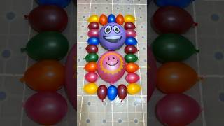 Now You Can Smile With Happy Emoji Balloons and Mini Rainbows Balloons Pop Reverse ASMR Satisfying [upl. by Wulf823]