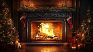 A Warm Fire This Winter Christmas  Helps Sleep Instantly  Fireplace Burning [upl. by Baiss419]