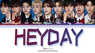 XODIAC 소디엑  HEYDAY Color Coded Lyrics HanRomEng [upl. by Nolly]