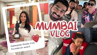 DADASAHEB PHALKE FILM FOUNDATION AWARDS  Mumbai Vlog  Growing with Ayanka [upl. by Derrek]