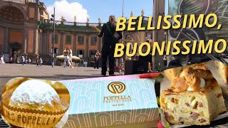 Giudico la pasticeria Popella il casatiello e visito il Rione Sanità [upl. by Ennayram]