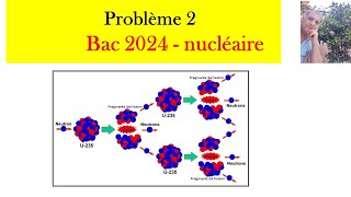 Problème 2 Nucléaire BAC 2024 [upl. by Renrew]