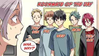 I had different roommates almost everyday of the week Manga Dub [upl. by Yenal]