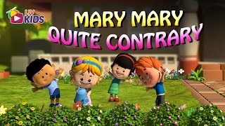 Mary Mary Quite Contrary with Lyrics  LIV Kids Nursery Rhymes and Songs  HD [upl. by Atinav443]