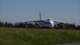 Antonov An124100 takeoff [upl. by Esertap]