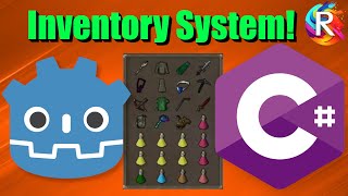 Godot 43 C How To make a Simple Inventory System With ItemLists godot tutorial csharp [upl. by Wallace]