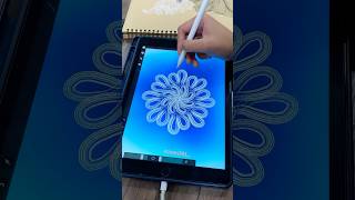 🩵💖💜 satisfying art mandalaartstepbystepforbeginners mandalaart procreate youtubeshorts [upl. by Halyk430]