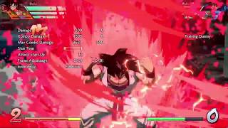 DRAGON BALL FighterZ 1x 3x 20x Base Goku Kaioken Attack Corner Routes [upl. by Atinyl765]