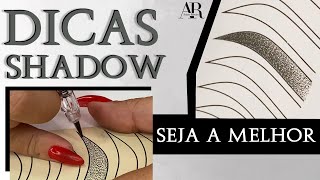 Sobrancelha Shadow  Dicas e treino para iniciantes [upl. by Nnaaihtnyc]