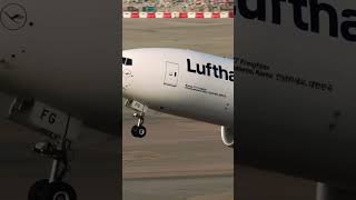 Lufthansa Airplane ✈️ takeoff airplane lufthansa shorts [upl. by Omixam]