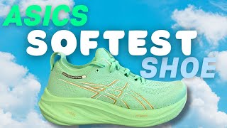 Asics Softest and Most Comfortable Shoe  Asics Gel Nimbus 26 Review [upl. by Lashar]