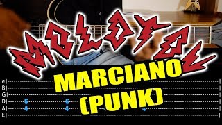 Cómo tocar quotMarcianoquot de quotMolotovquot en Guitarra  Versión Punk [upl. by Scornik]