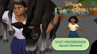 Encanto Animation Mirabels Angry Walk Scene – StepbyStep Shot Progression ✨  Hyrum Osmond [upl. by Yelac]