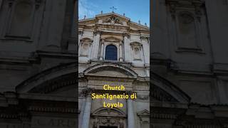 ROME 🇮🇹  The Church of SantIgnazio di Loyola in ROME Italy [upl. by Nomael]