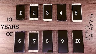 Every Samsung Galaxy S Speed Test Comparison 2019 S1 S2 S3 S4 S5 S6 S7 S8 S9 S10 [upl. by Itnahsa520]