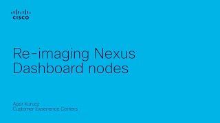 Reimaging Nexus Dashboard nodes [upl. by Namilus]