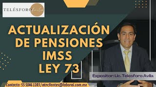 ¿TU PENSIÓN ESTÁ ACTUALIZADA SABES CADA CUANDO SE ACTUALIZA SI ERES LEY 73 O 97 [upl. by Vadnee]