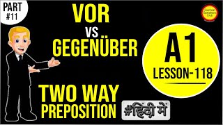 German Lesson 118 Two Way Prepositions Part11  germanspeakersclub [upl. by Enneira]