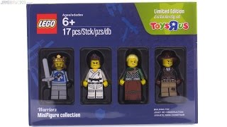 LEGO Toys R Us Bricktober Warriors minifig collection reviewed [upl. by Neirol]