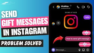 How to Send Gift Message in Instagram 2024  iPhone amp Android  After Update  Problem Solved ✅ [upl. by Braswell903]