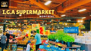 IGA StHenri Shop QuébecGrown Produce With Me on this 4K Tour [upl. by Eiddet]