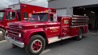 Bonavista Volunteer Fire Department Unit 1 light and siren Demo [upl. by Anayit]