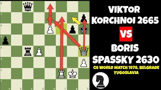 Boris Spassky vs Viktor Korchnoi  Ch World Match 1978 Belgrade Yugoslavia km 2024 [upl. by Ogir]