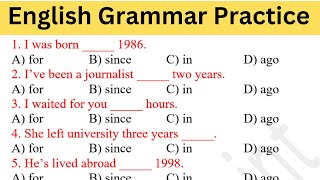 English Grammar Practice For ALL Exams [upl. by Eelrahs]