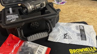 Sionyx aurora black unboxing Plus some other stuff from brownells [upl. by Kenweigh]