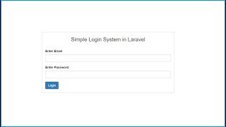 How to make Login System in Laravel [upl. by Eitirahc]