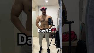 day20 100 days challenge motivation youtubeshorts bodybuildingmotivation shortsfeed [upl. by Luana]