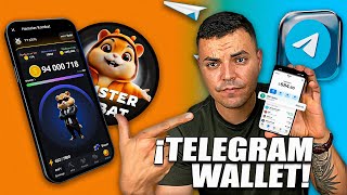 Billetera para RETIRAR DINERO de HAMSTER COMBAT  Ton Space Telegram Wallet [upl. by Gronseth811]