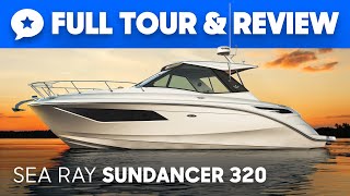 Sea Ray Sundancer 320 Yacht Tour amp Review  YachtBuyer [upl. by Nylaehs]