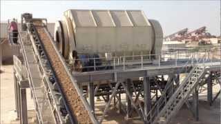 Qatar 350 thr Aggregate Sand Washing Plant  Feeder Plant  Part 1wmv [upl. by Kristi]