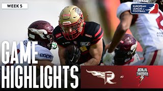 Rhein Fire  Berlin Thunder  Game Highlights  Week 5 [upl. by Atilam]