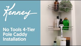 Kenney 4 Tier Pole Caddy Installation [upl. by Nylarad341]