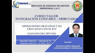 Operaciones Gravadas y No Gravadas con el IGV [upl. by Hy]