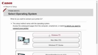 Canon PIXMA MX479  Cableless Setup with a Windows® Computer [upl. by Atileda]